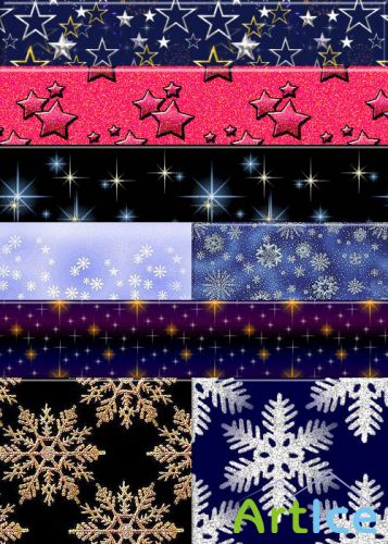 Stars-Snow-Pattern