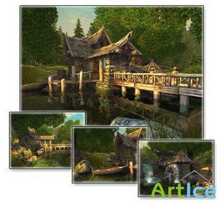 Watermill 3D Screensaver v2.0 Build 7