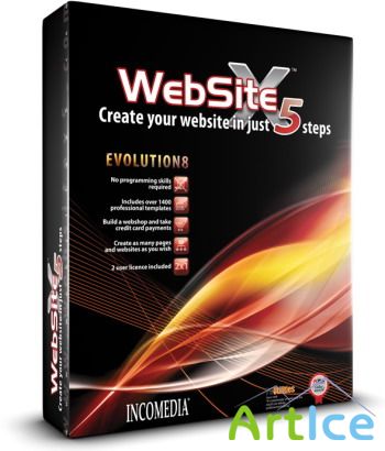 Incomedia WebSite Evolution X5 8.0.11 + Russian