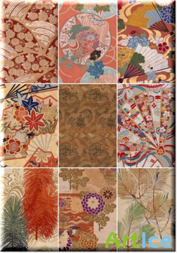Japanese ornaments and patterns 24       24