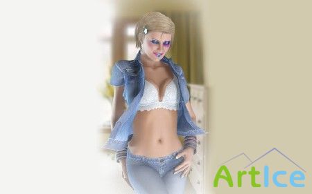 3D Girls Wallpapers by Nusmax