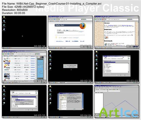 Video Tutorial: C++ Beginner CrashCourse (2006)