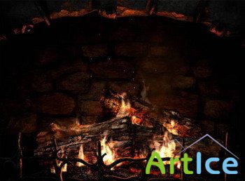  - Fireplace 3D Screensaver v 1.0