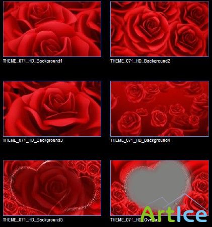Digital Juice - Editor's Toolbox I Set 071 Red Roses