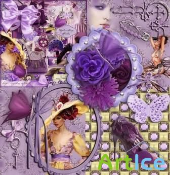 -  Purple Fashion Kit