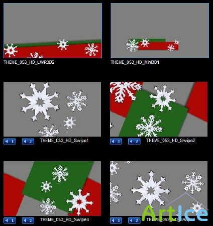 Digital Juice - Editor's Toolbox I.Theme Set 053 Paper Snowflake