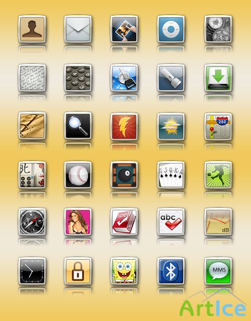 Icons iphone iElegance