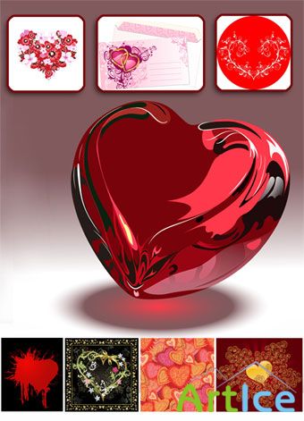 Vector Hearts Collection