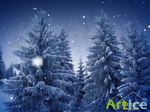 Animated SnowFlakes 3D Screensaver 2.5.1