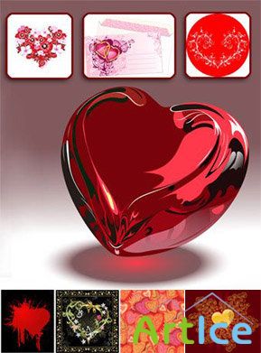 Vector Hearts Collection