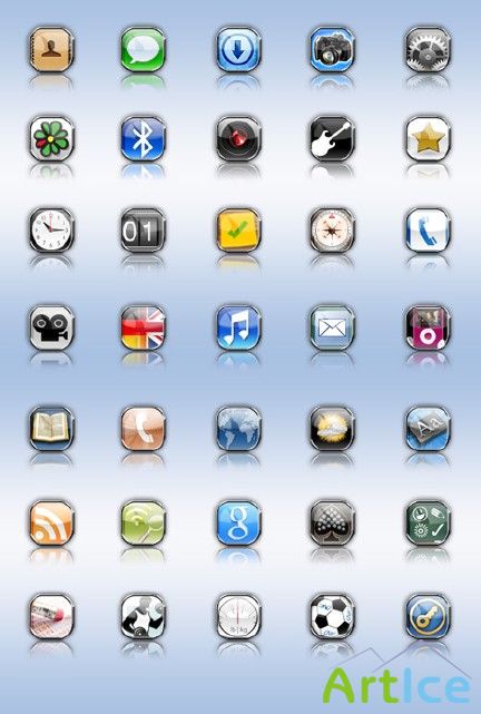 Megapack icons iphone Spring Board