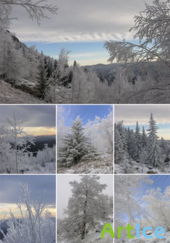       Klipart  Snow-clad Ural