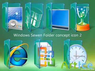  - Windows Seven Folder Concept Icon 2