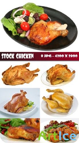 Stock roast chicken