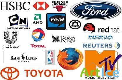 110 Companies Vector Logos Collection