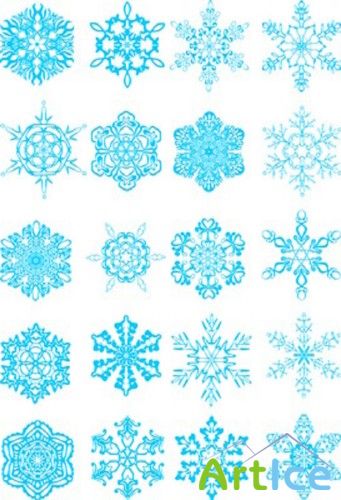  - Snowflakes Vector