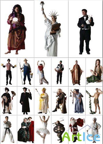 People of costumes