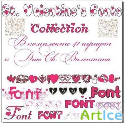 Fonts for Valentine Day