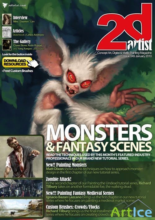 2DArtist Issue 049 January 2010
