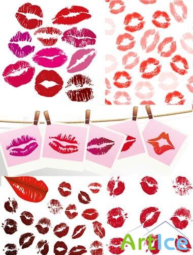 Lips, kiss pack