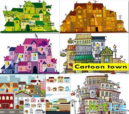 Cartoon town