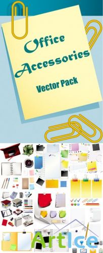Office Accessories Vector Pack