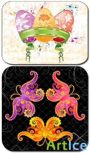 Vector Abstract Frame Colorful