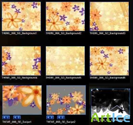 Digital Juice - Editor's Themekit 66: Flower Wall  SD