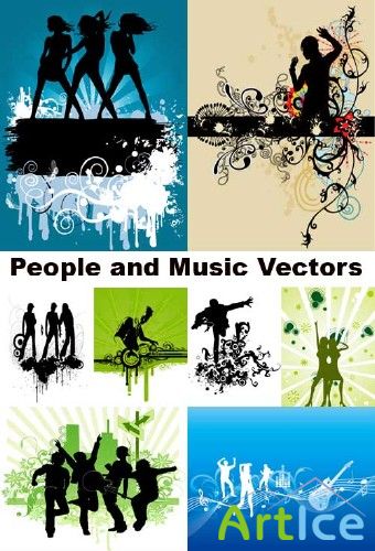 People and Music Vectors