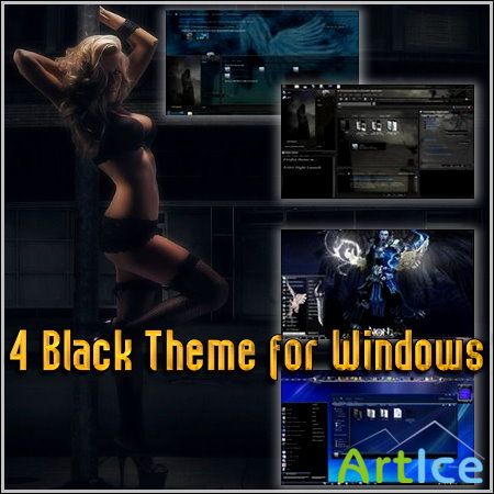 4 Black Theme for Windows 7