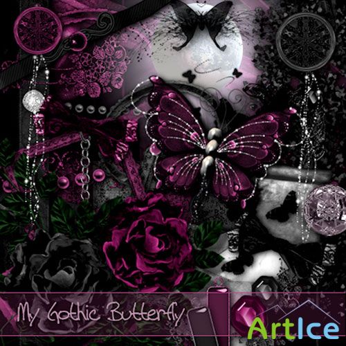 Scrap-kit My Gothic Butterfly