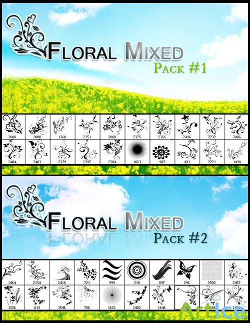 Floral Mix Brushes