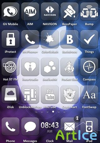 Glasklart Icons   iPhone