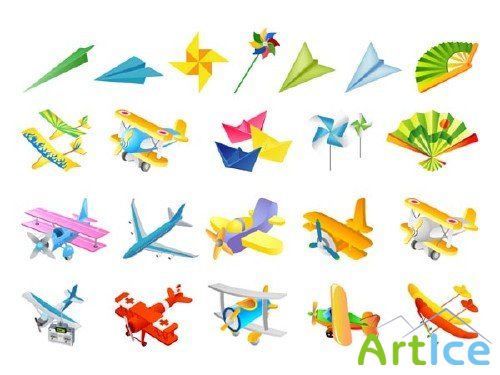artoon airplanes