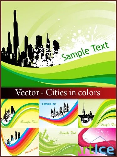 Vector - Cities in colors
