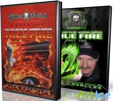 C :   2CD / The Secrets Of Airbrushing: True Fire 2 CD (2005) DVDR