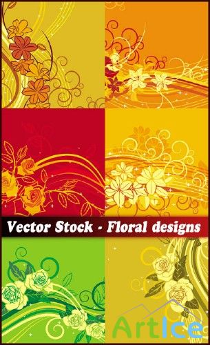 Vector Stock - Floral designs