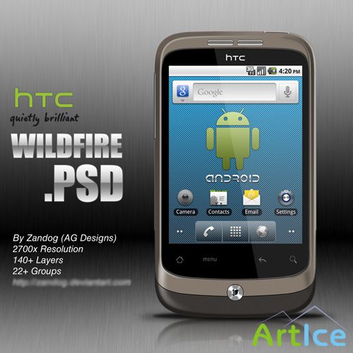 PSD  - HTC Wildfire 