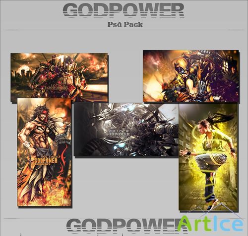 PSD  - .   GFX-GodPower