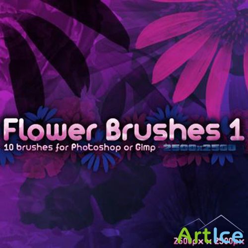 Photoshop Flower Brushes - Pack 1