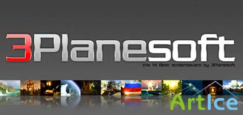 3Planesoft 3D Screensaver with Screensaver Manager 1.4.0.75 (RUS/2010)