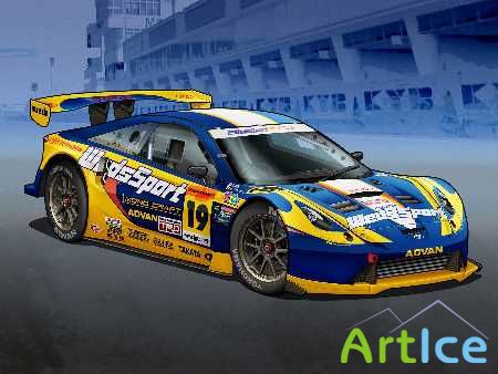 40 Sportcars Illustrated Wallpapers