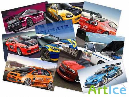 40 Sportcars Illustrated Wallpapers