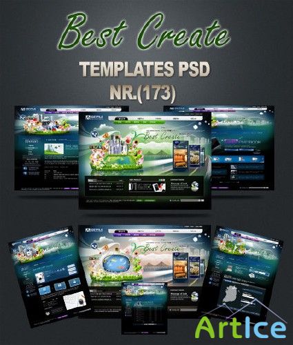 Best Create Black Templates PSD