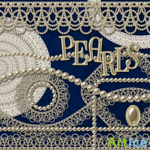 Pearl scrap-kit - Pearls
