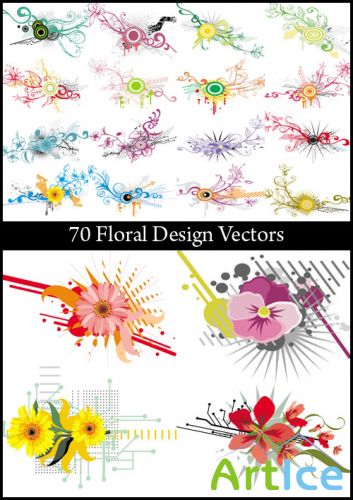 70 Floral Design Vectors