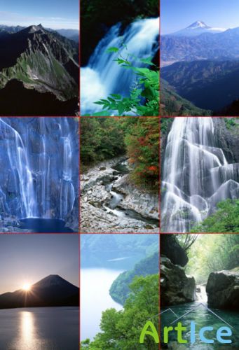 Clipart  Clean Streams Mountains & Nature