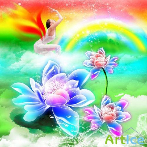 Rainbow & Fantastic Flowers