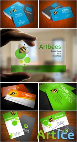 PSD Templates - Great Business Cards #4 Styles