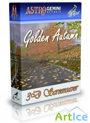 Golden Autumn 3D Screensaver 1.0 -    